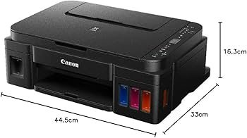 Canon imprimante jet d'encre pixma G3410 Paquet A4 - WiFi -12000 pages en Noir Et 7000 pages en couleur noir