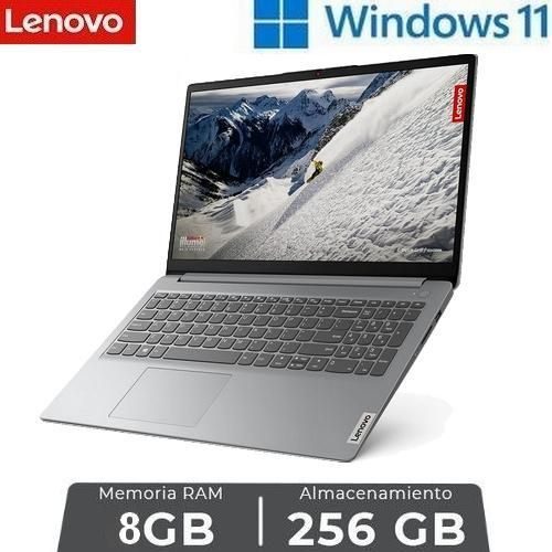 Lenovo Ideapad 1 - Dualcore - 8 / 256 Go SSD - Windows 11 - gris - Garantie 12 Mois